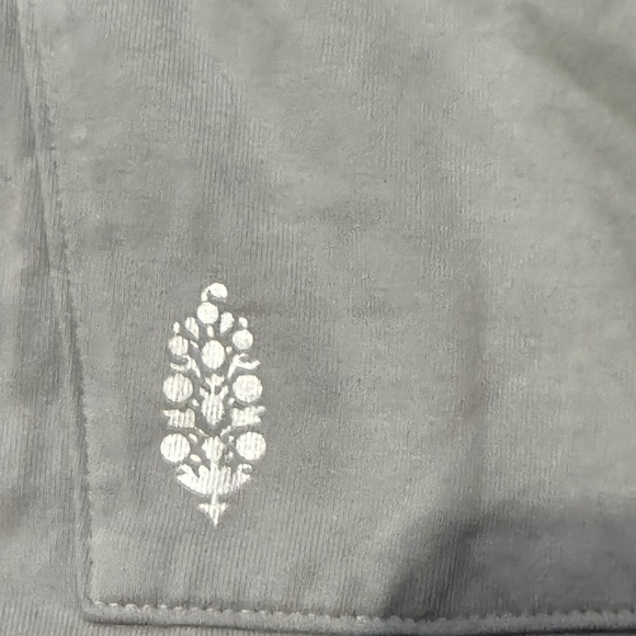 EUC Movement Free People Oversized Tshirt Romper Light Gray RARE XL - Picture 4 of 5